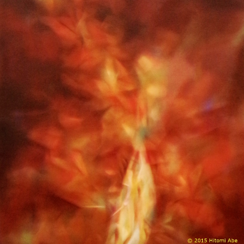 Wonder IV &copy;  2013 Hitomi, oil on canvas, 40 x 120 cm